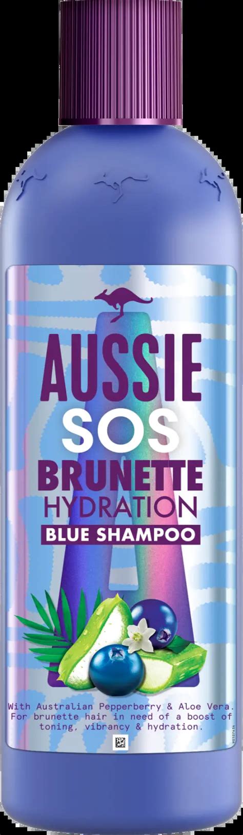 Aussie SOS Brunette Hydration Blue Shampoo 290 Ml Haarbiologie