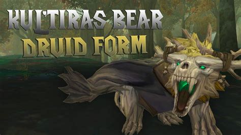 Kultiras Guardian Druid Bear Form Animations In Game Preview Battle