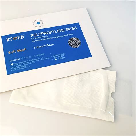 Monofilament No Nabsorbable Surgical Polypropylene Mesh China