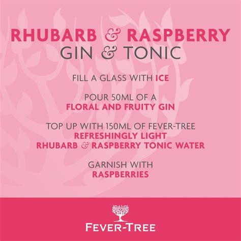 Fever Tree Light Rhubarb And Raspberry Tonic Ocado