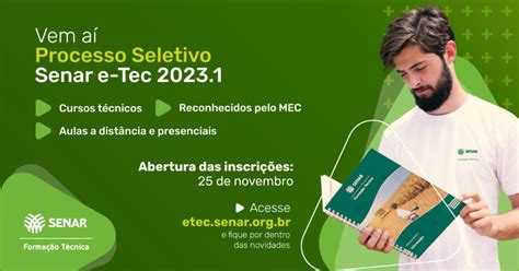 Senar Piau Abre Inscri Es Para Cursos T Cnicos Em Agroneg Cio E