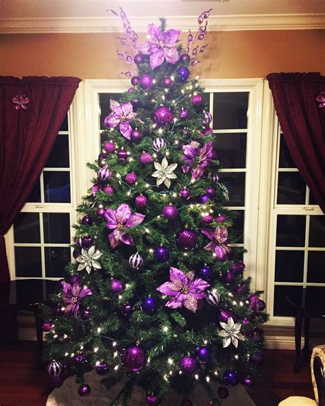 30 Purple Christmas Tree Decorations HomeDecorish