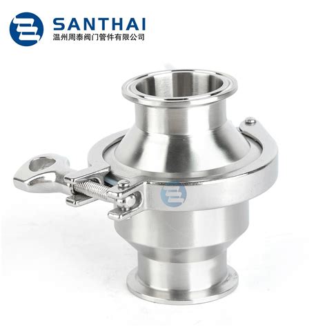 Food Grade Clamp Stainless Steel Sanitary Non Return Valve Sanitary