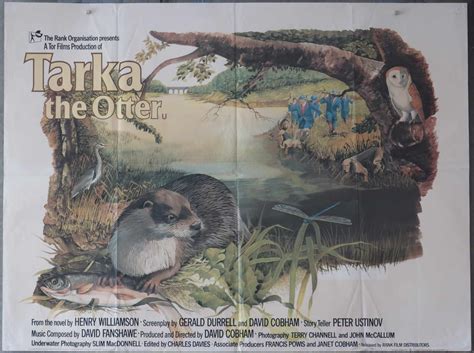 Tarka The Otter Original Movie Poster Uk Quad X Simon Dwyer A