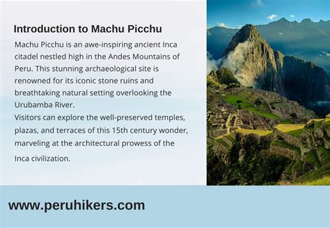 Ppt Essential Guide To The Machu Picchu Day Inca Trail Hike