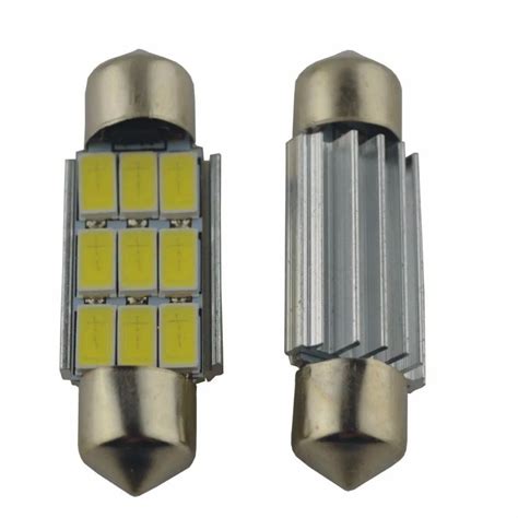 1pcs 36mm C5w 9 Smd 5630 5730 Led Canbus Error Free Car Festoon Light