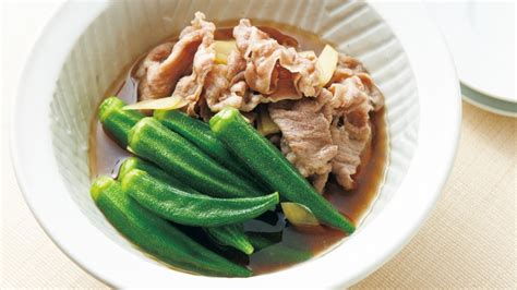 オクラと豚肉のサッと煮 レシピ 河野 雅子さん｜みんなのきょうの料理