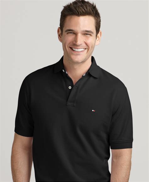 Lyst Tommy Hilfiger Core Classic Ivy Polo Shirt In Black For Men