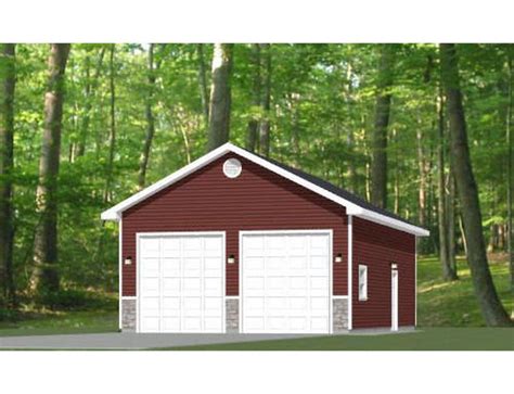 24x36 2 Car Garage 864 Sq Ft Pdf Floor Plan Instant Download Model 27 Etsy