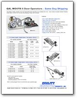 Gal Movfr Ii Door Operators