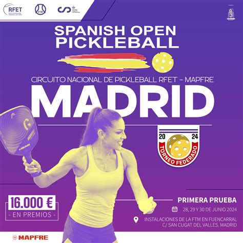 La Rfet Crea El Primer Circuito Nacional De Pickleball