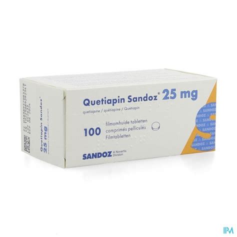 Quetiapin Sandoz Mg Filmomh Tabl X Mg Apotheek T Kindt