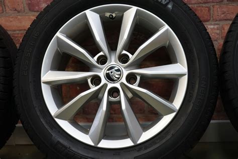 Skoda 16 - 5x112 оригинални лети джанти 5х112 за Шкода - 16 цола ...