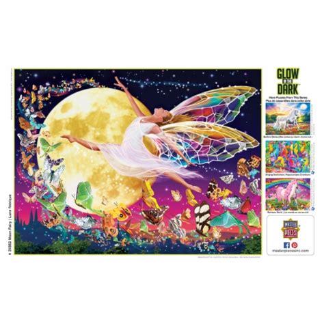 Masterpieces Glow In The Dark Moon Fairy Piece Ez Grip Jigsaw