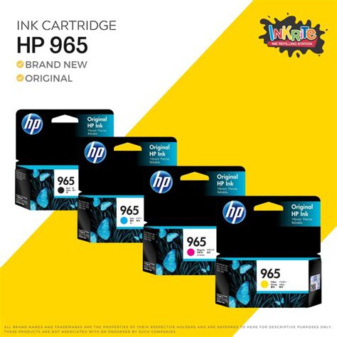 Original Genuine Hp 965 Ink Cartridge For Hp Officejet Pro 9010 9012 9016 9018 9019 9020 9026