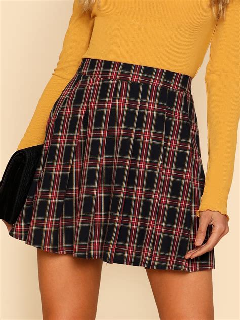 Box Pleated Checked Skirt Fashion Trends Of Winter 2020 Skirts For