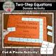 Two Step Equations Dominoes Activity By Math In Demand TPT