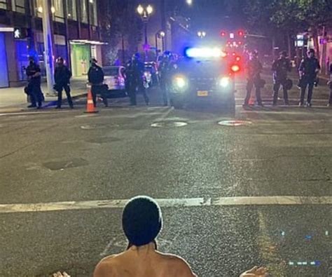 Video Watch Portland Cops Shoot Rubber Bullets At Naked Athena