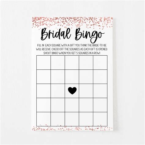 Bridal Shower Bingo Free Printable | Bridal shower bingo, Bridal shower ...