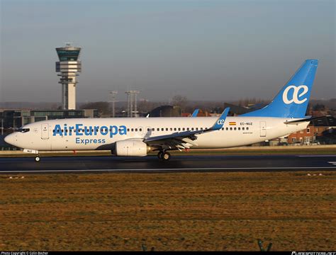 EC NUZ Air Europa Express Boeing 737 8GP WL Photo By Colin Becher ID