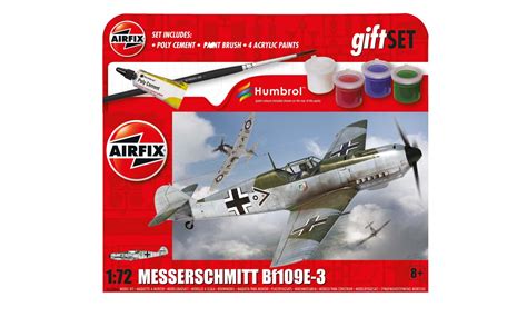 AIRFIX - A55106A Gift Set - Messerschmitt Bf109E-3 - Rainbow Railways