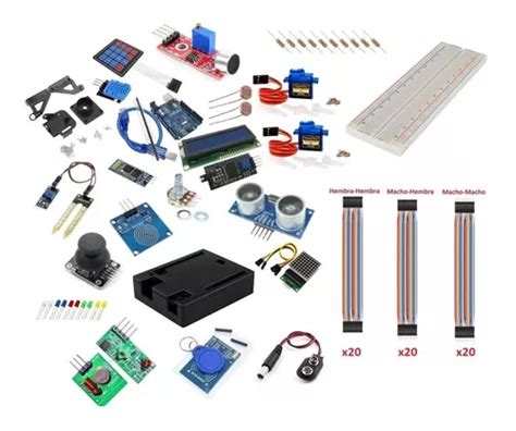 Kit Compatible Con Arduino Uno R3 Completo V3 Cuotas Sin Interés