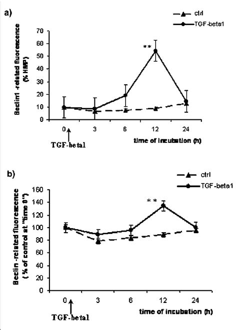 Tgf ß1 Induced Beclin1 Expression In Bme Uv1 Bovine Mammary Epithelial