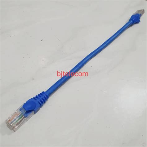 Jual Patch Cord UTP Cat 6 50 Cm Commscope Blue Kabel LAN 0 5 Meter