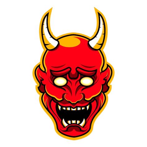 Premium Vector Devil Head Mascot Logo