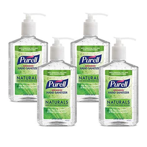 Purell Advanced Hand Sanitizer Naturals With Plant Based Alcohol