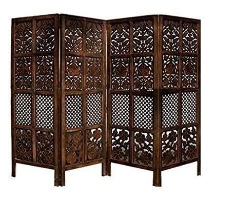 Buy M S Creation Wooden Partition Screen Room Divider Wooden Partition