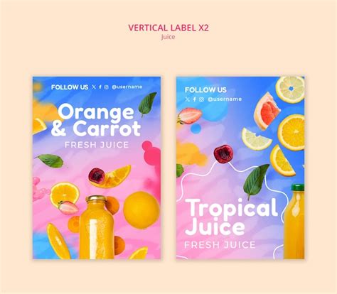 Premium Psd Juice Template Design