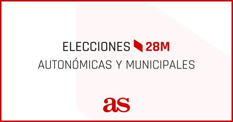 Resultados Elecciones Municipales y Autonómicas Escrutinio votos