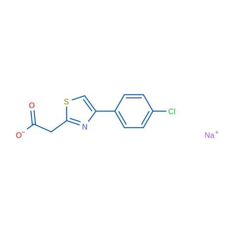 1209660 82 1 Sodium 2 4 4 Chlorophenyl 1 3 Thiazol 2 Yl Acetate BLDPharm