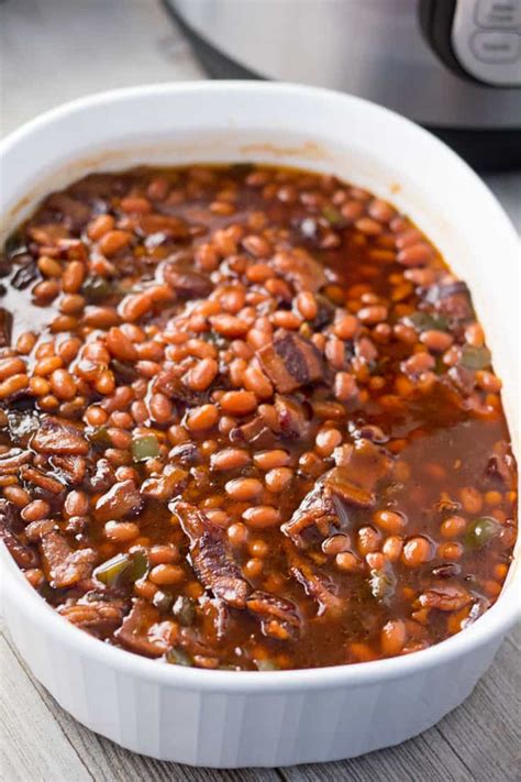 Pressure Cooker Southern Baked Beans The Foodie Eats