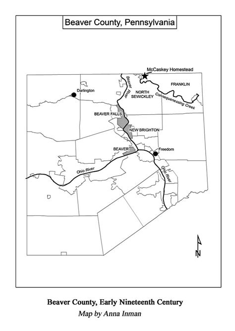 Map of Beaver County, Pennsylvania | Beaver county, Beaver falls, Ohio ...