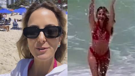 Ticiane Pinheiro Esbanja Corpo Escultural Em Dia De Praia Maravilhosa