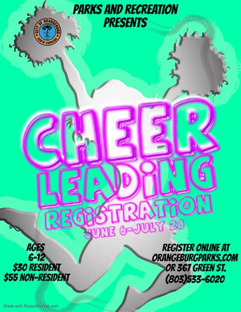 Cheer Leader Try Outs Poster Made With Postermywall 4 Flickr