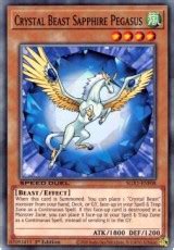 Crystal Beast Sapphire Pegasus SGX1 ENF08 Secret Rare Duelshop