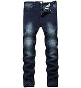 LONGBIDA Men S Slim Fit Ripped Stretch Skinny Jeans For Men Distressed