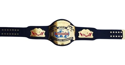 WCW Cruiserweight Wrestling Championship Replica Title Belt