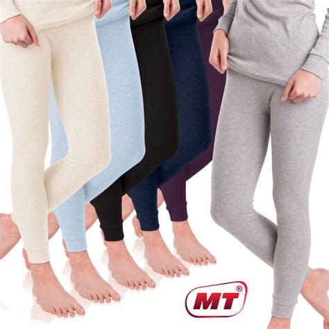 Mt Damen Thermo Hose Lang Warm Weich Und Atmungsaktiv