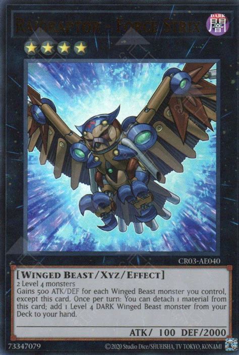 CR03 AE040 Raidraptor Force Strix Ultra Rare Saigon TCG