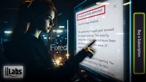 Elevenlabs Unusual Activity Detected Unusual Activity Detected