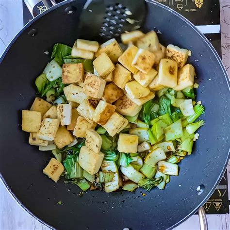 Easy Tofu Bok Choy Stir Fry Go Healthy Ever After