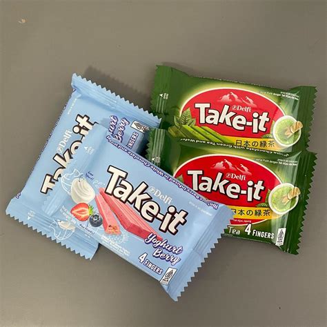 Delfi Take It F G Green Tea New Yoghurt Berry Retail Pc Shopee