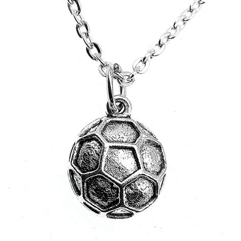 Wysiwyg X Mm Soccer Ball Necklace Jewelry Gift For Women Vintage