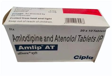 Amlodipine Atenolol Tablets Ip Mg At Rs Box In Bahadurgarh