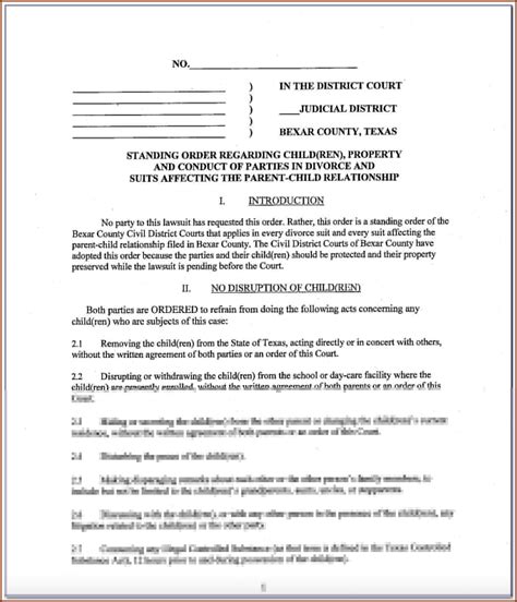 Bexar County Clerk Divorce Forms Form Resume Examples Bw9jg34y7x