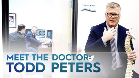 Meet The Doctor Dr Todd Peters Youtube